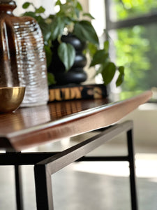 MCM Coffee Table & Steel Base