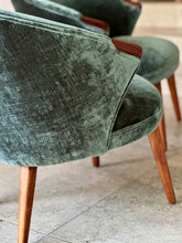 Load image into Gallery viewer, Mid-Century Modern Pair of Refined Lounge Chairs

