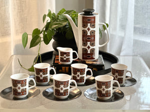 Vintage J & G Meakin Coffee Set