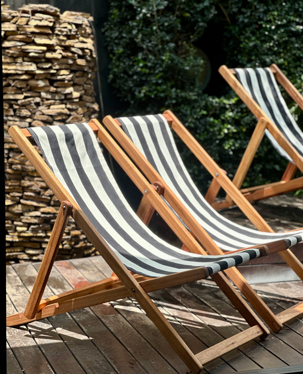 Classic Deck / Pool Chairs - Foldable & Adjustable