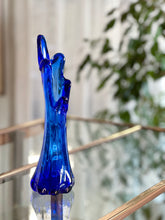 Load image into Gallery viewer, Vintage Five Finger Swung Glass Vase

