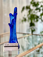 Load image into Gallery viewer, Vintage Five Finger Swung Glass Vase

