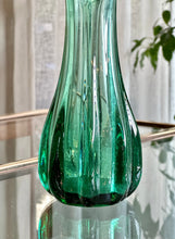 Load image into Gallery viewer, Vintage Five Finger Swung Glass Vase

