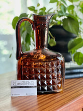 Load image into Gallery viewer, Retro Amber Glass Pitcher
