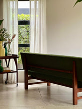 Load image into Gallery viewer, Retro Couch in Forest Green
