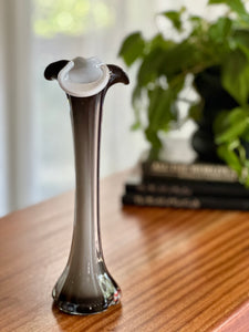 Vintage Glass Stem Vases