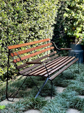 Load image into Gallery viewer, Vintage Garden | Park-Style Bench with Drink Holders
