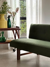 Load image into Gallery viewer, Retro Couch in Forest Green
