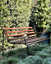 Load image into Gallery viewer, Vintage Garden | Park-Style Bench with Drink Holders
