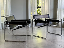 Load image into Gallery viewer, A Pair of Black Wassily Chairs
