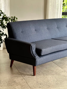 Re-Upholstered Retro Couch