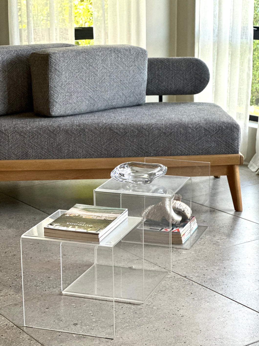 Retro Perspex Coffee/Side Table