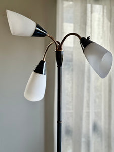 Retro Floor Lamp | Three-Shade