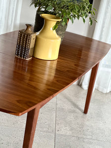 Mid-Century Extendable Dining Table