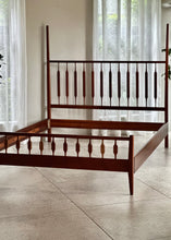 Load image into Gallery viewer, Queen Bed in Solid Sapele Mahogany
