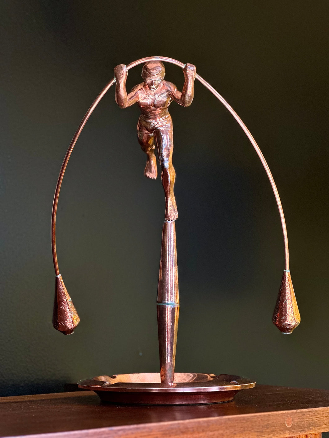 Balancing Act Copper Ashtray