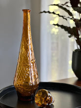 Load image into Gallery viewer, Tall Amber Genie Bottle

