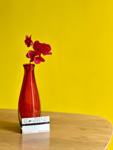 Load image into Gallery viewer, Red Art Glass Vase

