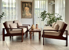 Load image into Gallery viewer, “Cubist” Pair of Armchairs - Solid Hardwood
