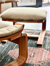Load image into Gallery viewer, Swedish &quot;Kroken&quot; Chair &amp; Foot-stool
