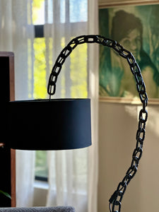 Brutalist Style Chain-link Floor Lamp