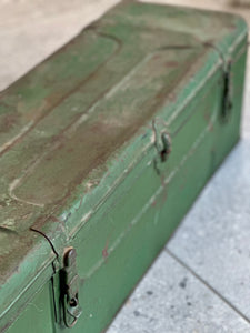 Vintage Metal Military Trunks