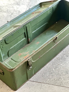 Vintage Metal Military Trunks