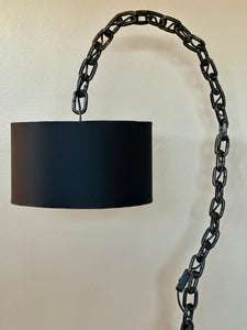 Brutalist Style Chain-link Floor Lamp