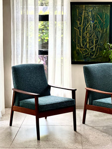 Pair of 60's Mid-Century Armchairs