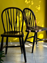 Load image into Gallery viewer, Pair of Vintage Spindle-Back Chairs
