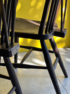 Pair of Vintage Spindle-Back Chairs