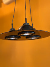 Load image into Gallery viewer, Modernist Pendant Light with Smokey Purple Perspex
