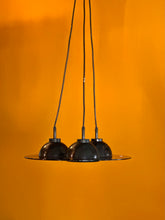 Load image into Gallery viewer, Modernist Pendant Light with Smokey Purple Perspex
