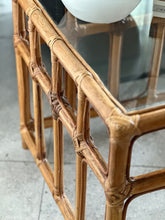 Load image into Gallery viewer, Cane Side | Lamp Table with Glass Top
