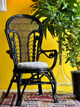 Load image into Gallery viewer, Vintage Rattan &amp; Cane Armchair
