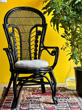 Load image into Gallery viewer, Vintage Rattan &amp; Cane Armchair
