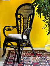 Load image into Gallery viewer, Vintage Rattan &amp; Cane Armchair
