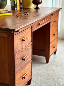 Vintage Solid Kiaat Desk