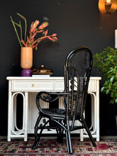 Load image into Gallery viewer, Vintage Rattan &amp; Cane Armchair
