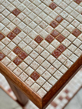 Load image into Gallery viewer, Vintage Two-Tier Trolley with Mosaic Tiles
