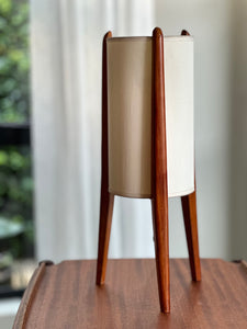 Mid Century Modern Teak Table Lamp