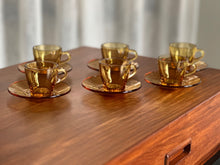Load image into Gallery viewer, Set of Six Bormioli “Vitrosax” Espresso Duos, Italy
