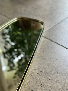 Retro Brass Framed Mirror