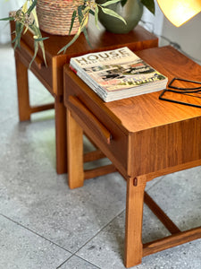 Pair Of Cubist Style Pedestals