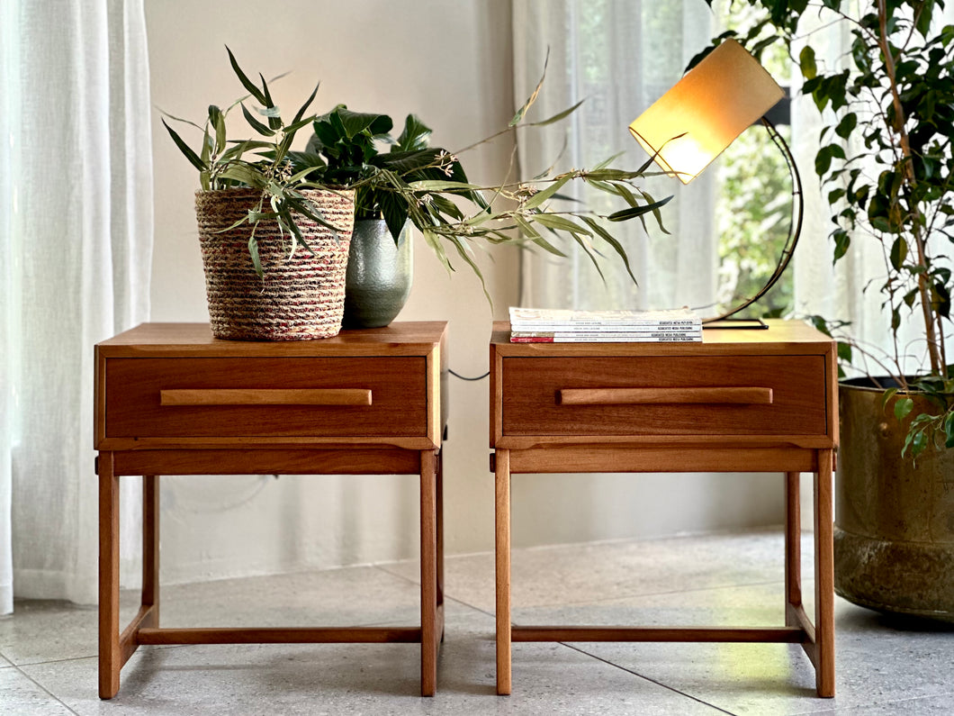 Pair Of Cubist Style Pedestals