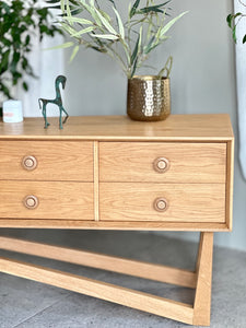 Mid-Century Dresser + Stool