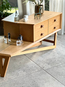 Mid-Century Dresser + Stool