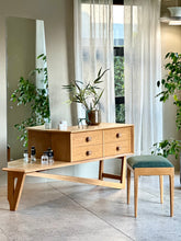 Load image into Gallery viewer, Mid-Century Dresser + Stool
