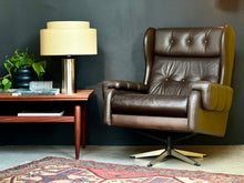 Load image into Gallery viewer, Vintage Danish Swivel Chair
