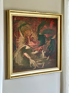 Vladimir Tretchikoff: "Fighting Cocks" Print